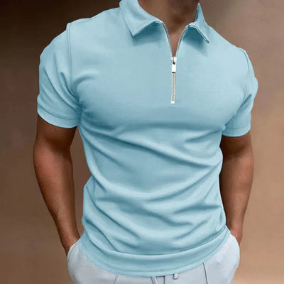 Polo Demi Fermeture Pour Homme | Confort et Moderne
