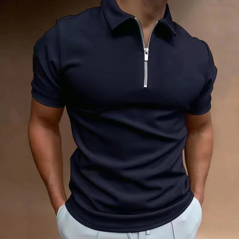 Polo Demi Fermeture Pour Homme | Confort et Moderne