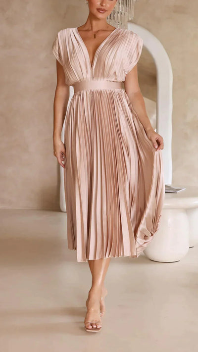 Alexandra - Robe plissée élégante et sexy