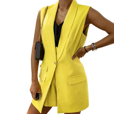 Akira - Gilet Blazer Sans Manches