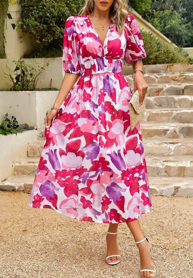VIVIENNE | Élégante Robe Femme avec Contrôle du Ventre