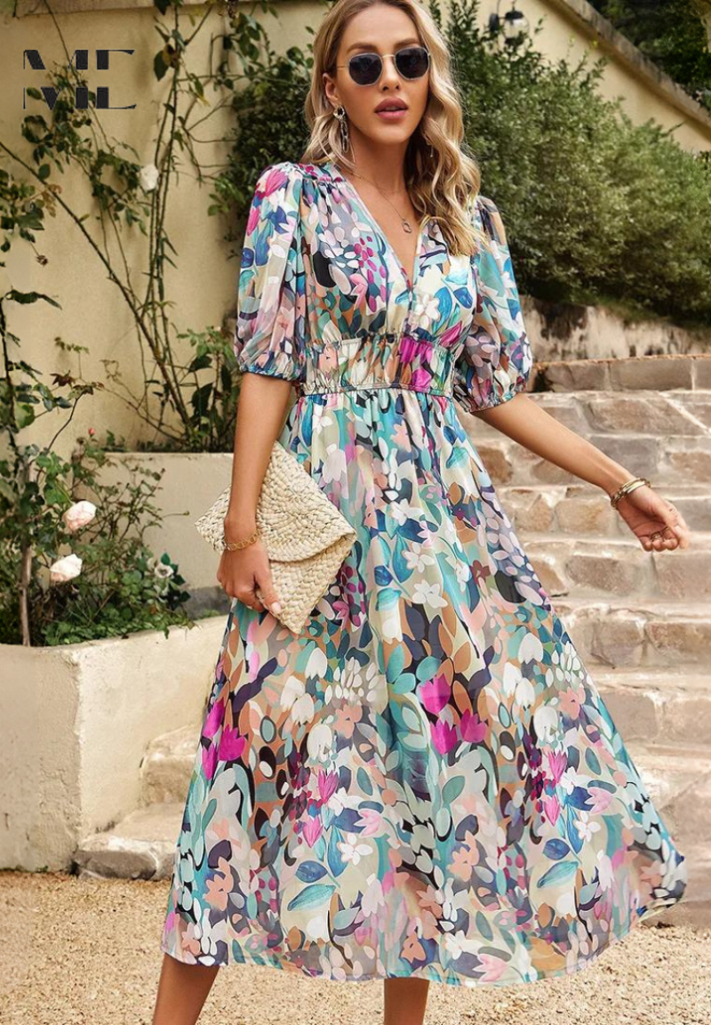 VIVIENNE | Élégante Robe Femme avec Contrôle du Ventre