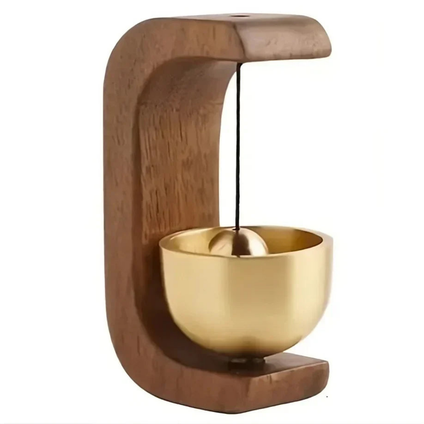 ZenChime - Sonnette élégante en forme de coupe avec boule suspendue