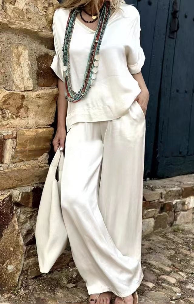Alice Leroy | Ensemble blouse et pantalon élégant