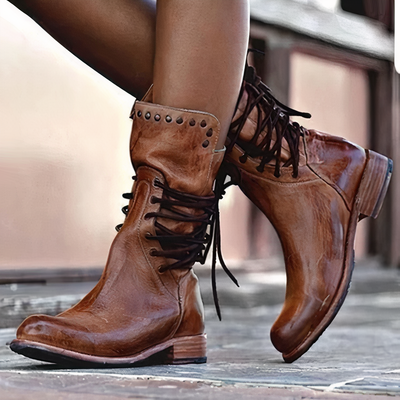 Xenia - Bottes longues en cuir