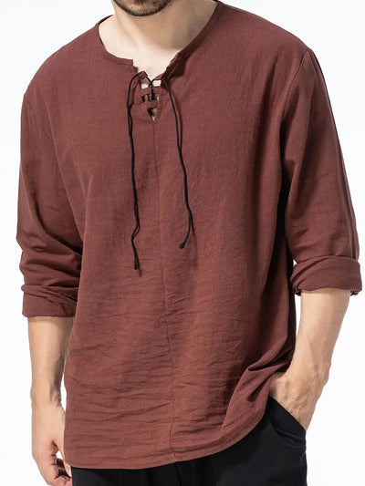Yong | Élégant Henley Décontracté pour Hommes