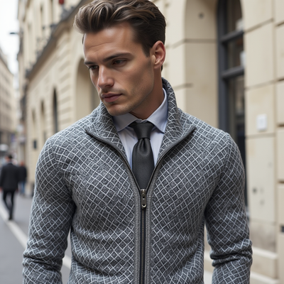 ALEX -  Cardigan élégant pour homme