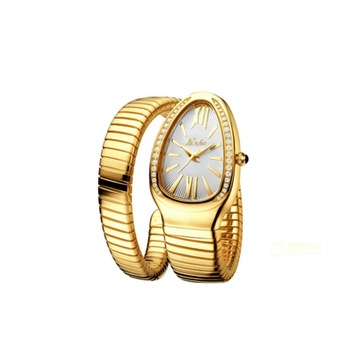 Estelle | Montre femme luxe avec bracelet enroulé design serpent