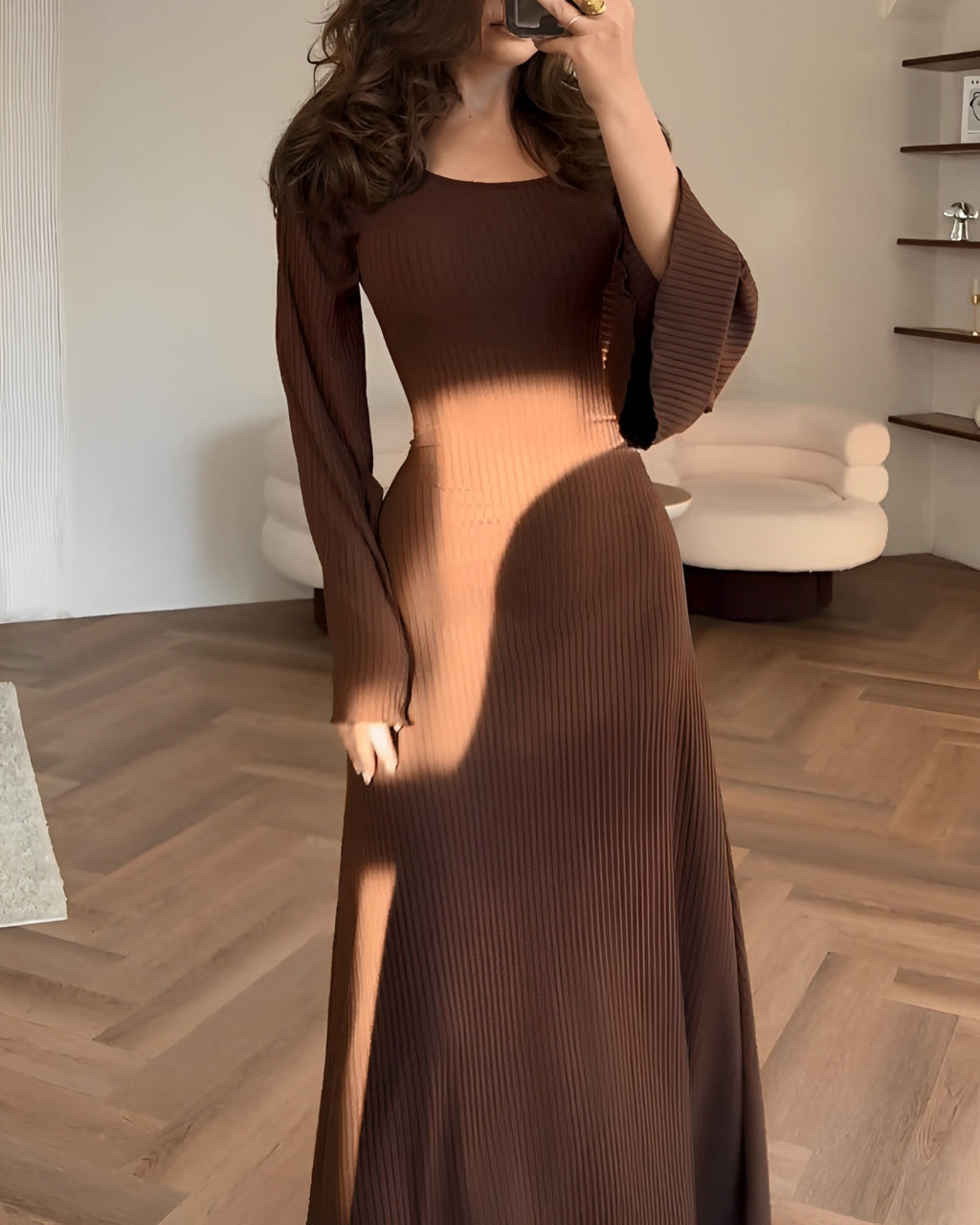 Robe | Tricotée Élégante