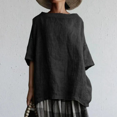 Haut large col bateau femme | Chic minimaliste