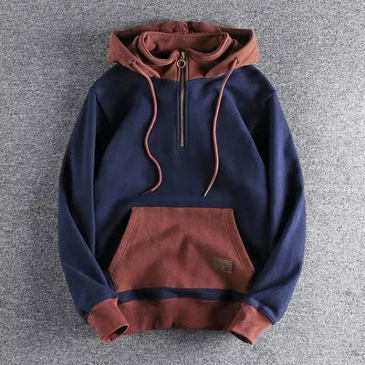 Alexander - Pull À Capuche Bicolore Pour Hommes