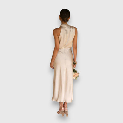 ZENAIDA | Robe Midi Intemporelle pour des Célébrations Inoubliables