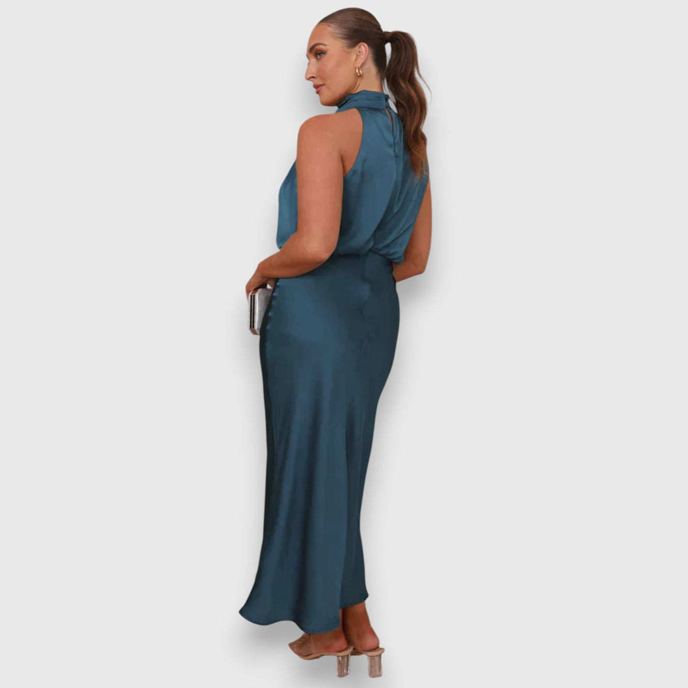 ZENAIDA | Robe Midi Intemporelle pour des Célébrations Inoubliables