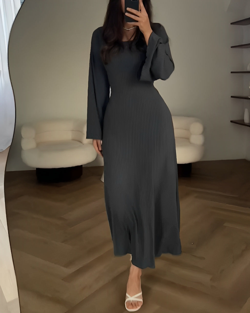 Robe | Tricotée Élégante