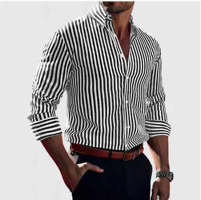 Yannick - Chemise En Lin Rayée