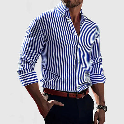 Yannick - Chemise En Lin Rayée