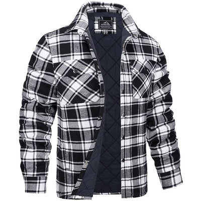 Darius – herren-holzfällerjacke im karo-design