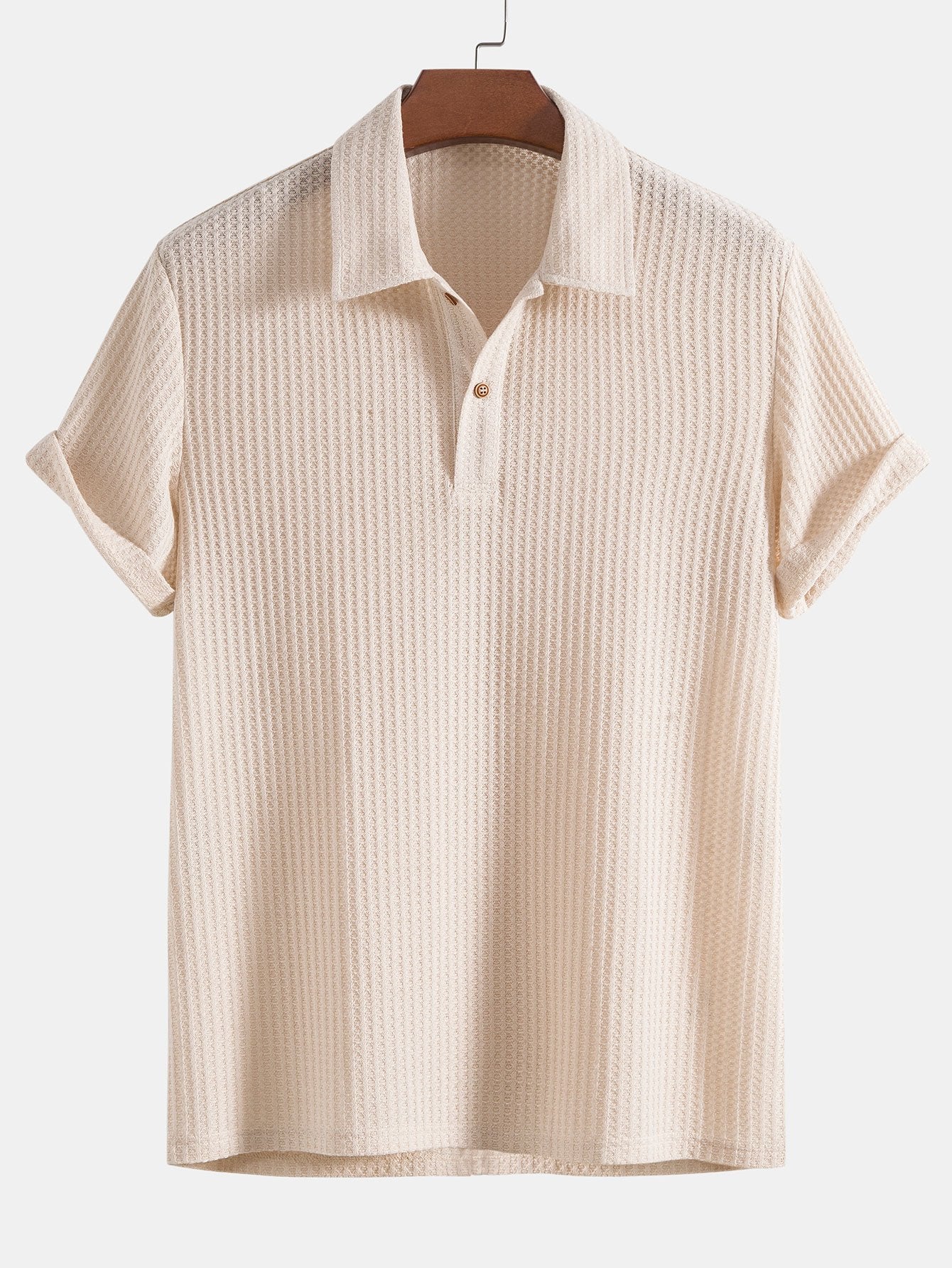 Polo en Maille Tricotée Pour Hommes | Décontracté