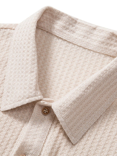 Polo en Maille Tricotée Pour Hommes | Décontracté