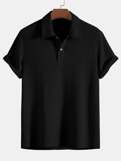 Polo en Maille Tricotée Pour Hommes | Décontracté