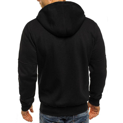 Aimon | Sweat à Capuche Zippé pour Hommes avec Texture Douce en Velours