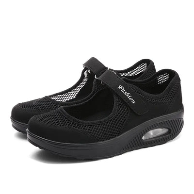 Zapatillas transpirables con correa ajustable para Mujer – Leslie