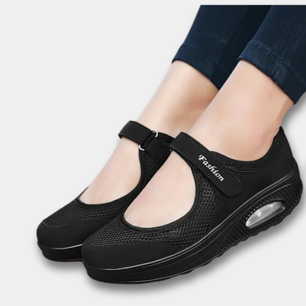 Zapatillas transpirables con correa ajustable para Mujer – Leslie