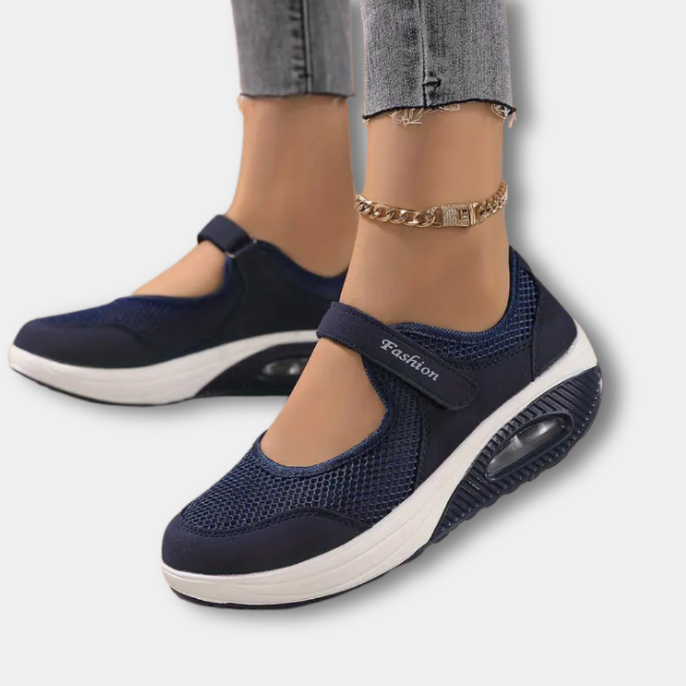 Zapatillas transpirables con correa ajustable para Mujer – Leslie