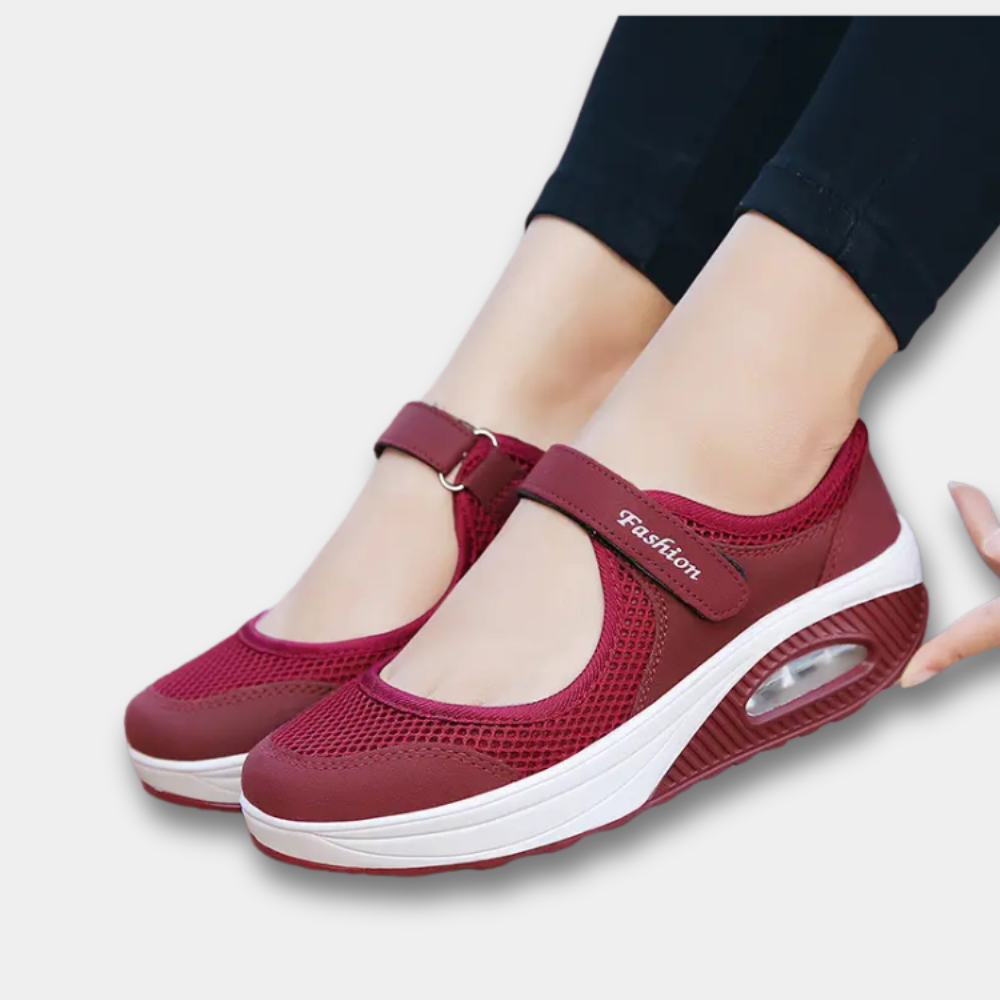 Zapatillas transpirables con correa ajustable para Mujer – Leslie