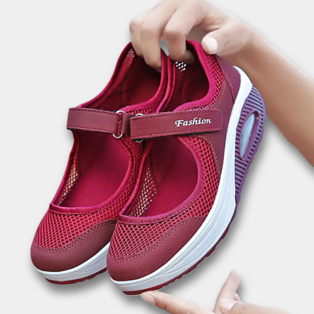 Zapatillas transpirables con correa ajustable para Mujer – Leslie