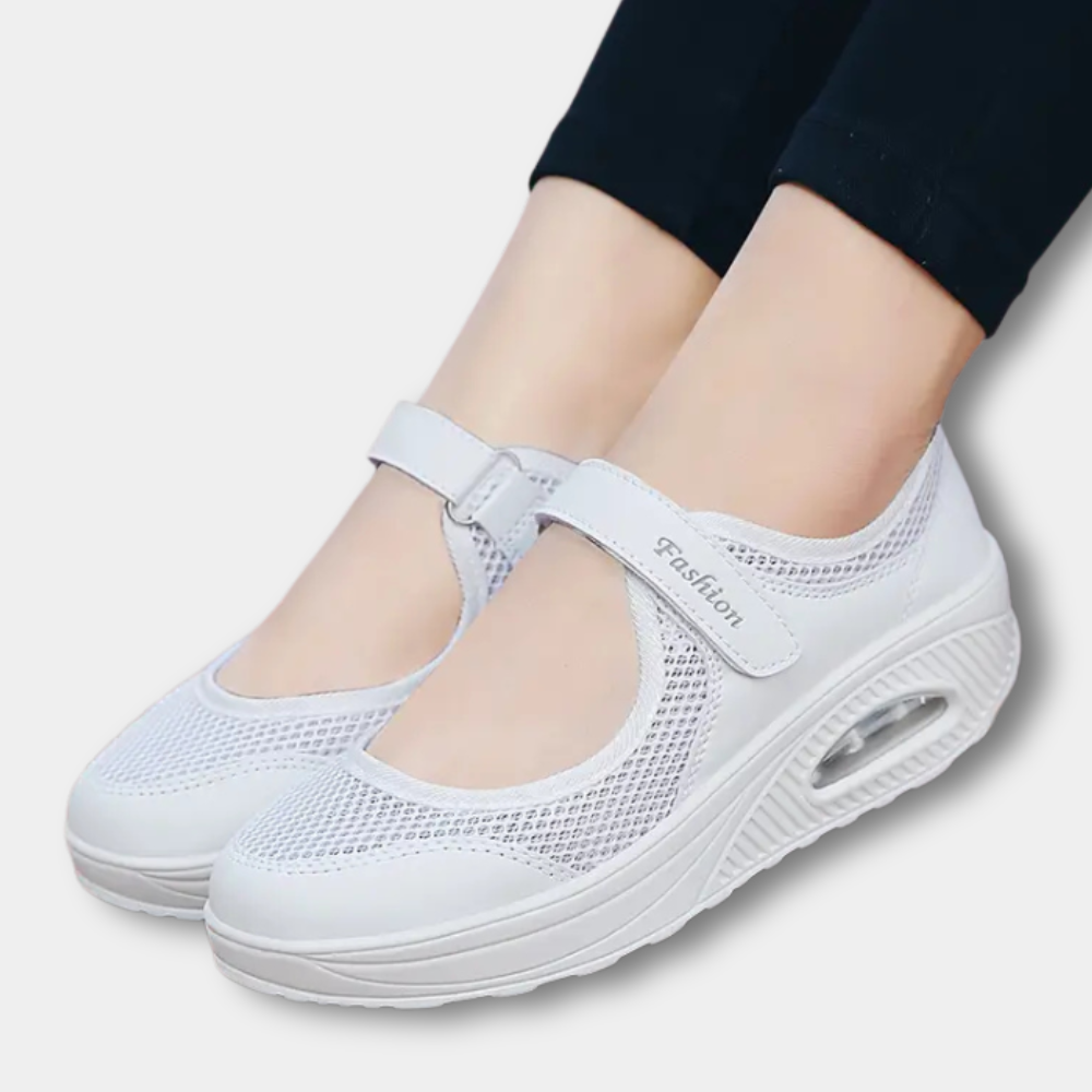 Zapatillas transpirables con correa ajustable para Mujer – Leslie