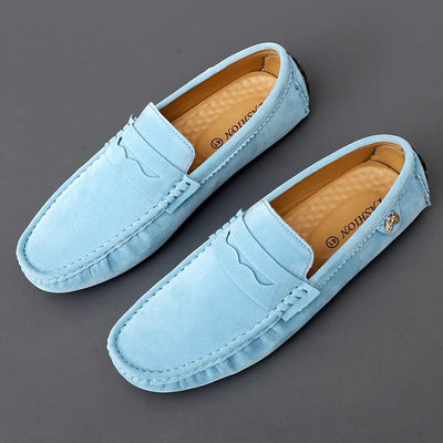 Walter - Chaussures basses en daim antidérapantes