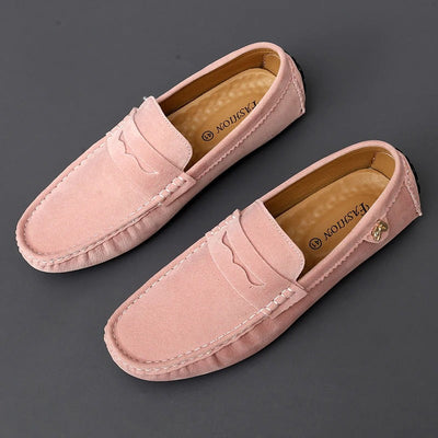 Walter - Chaussures basses en daim antidérapantes