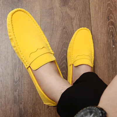 Walter - Chaussures basses en daim antidérapantes