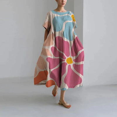 Zara - Robe Décontractée Et Élégante À Imprimé Flora
