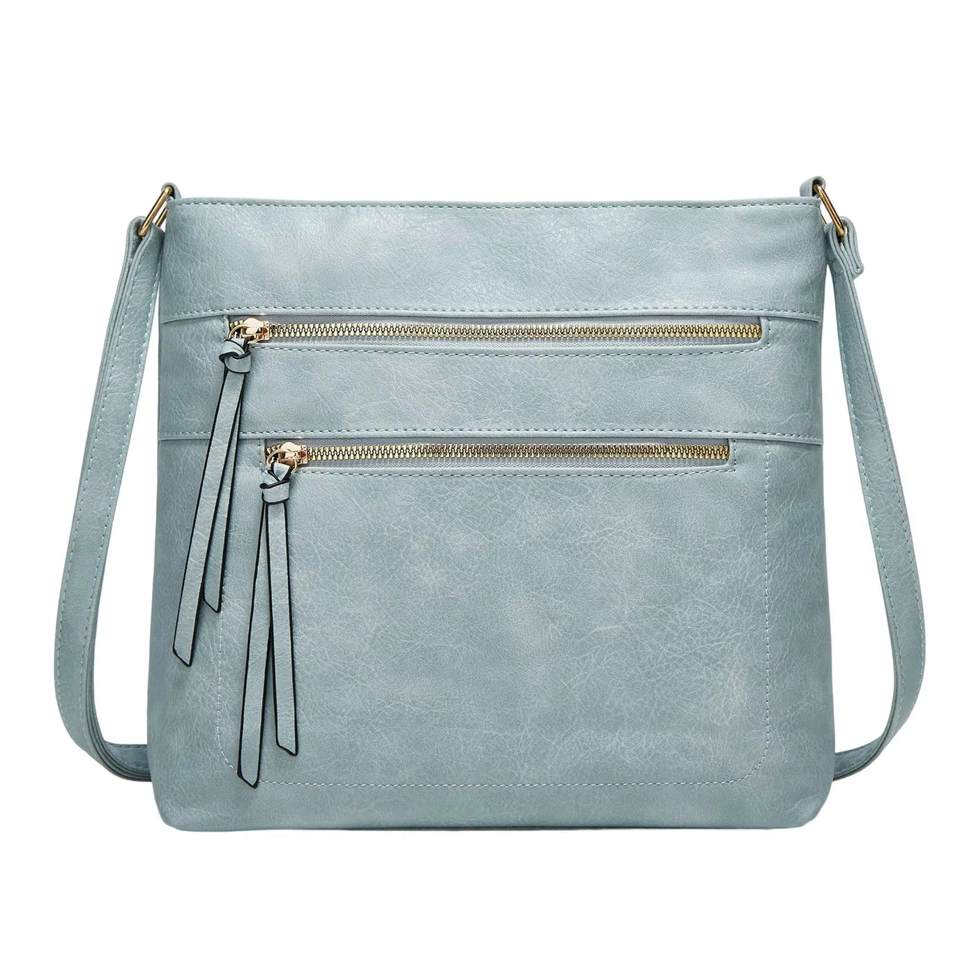 Alessia - Sac à bandoulière tendance avec compartiments zippés et confort quotidien