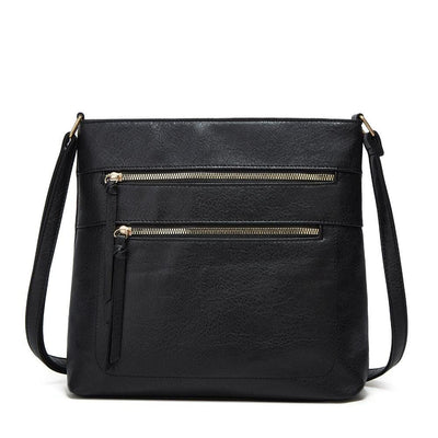 Alessia - Sac à bandoulière tendance avec compartiments zippés et confort quotidien